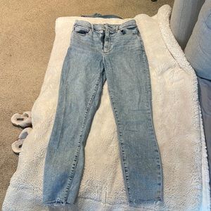 Light wash Abercrombie jeans
